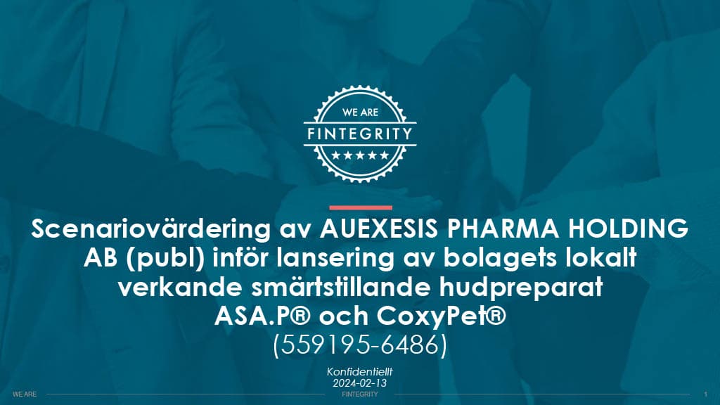 Bolagsvärdering – sida 1