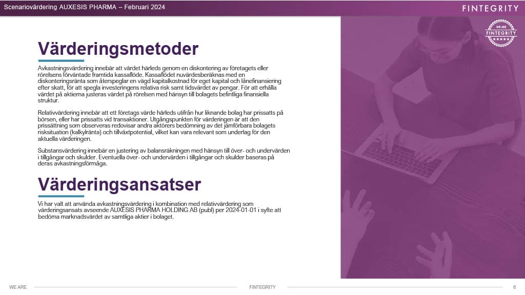 Bolagsvärdering – sida 6